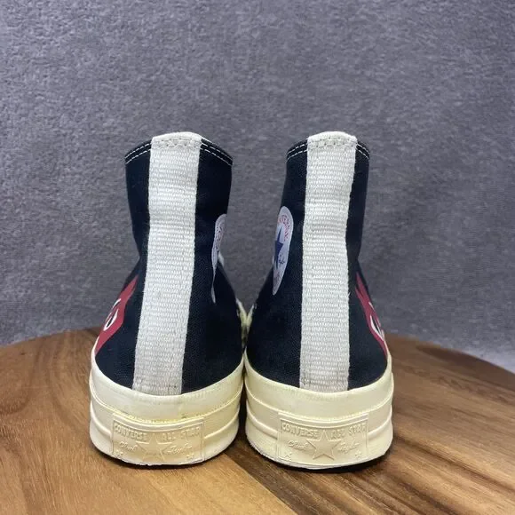 Converse Chuck Taylor All Star 70 High x Comme des Garcons CDG Women’s Size 9 - Picture 4 of 8